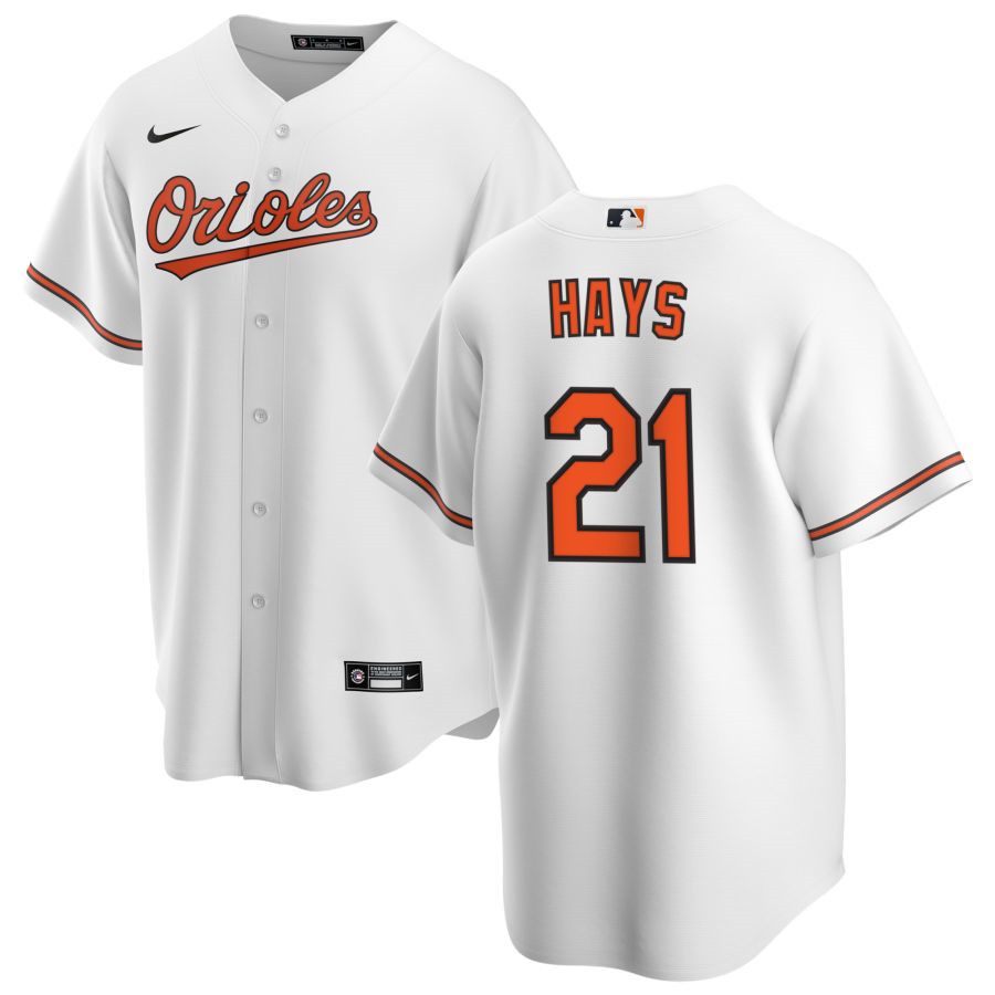 Nike Men #21 Austin Hays Baltimore Orioles Baseball Jerseys Sale-White